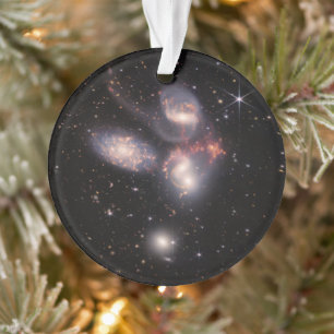 Stephan Quintett 5 Galaxien Tiefes Feld James Webb Ornament