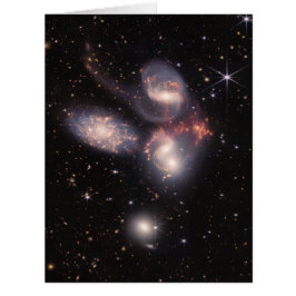 Stephans Quintet 5 Galaxies Deep Field James Webb