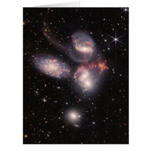 Stephans Quintet 5 Galaxies Deep Field James Webb
