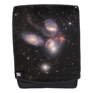Stephans Quintet 5 Galaxies Deep Field James Webb Rucksack