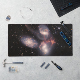 Stephans Quintet 5 Galaxies Deep Field James Webb Schreibtischunterlage