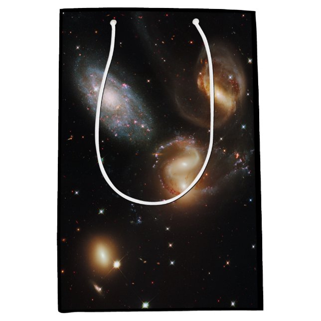 Stephans Quintet: Galaxie-Galaktische Trümmer Mittlere Geschenktüte (Vorderseite)