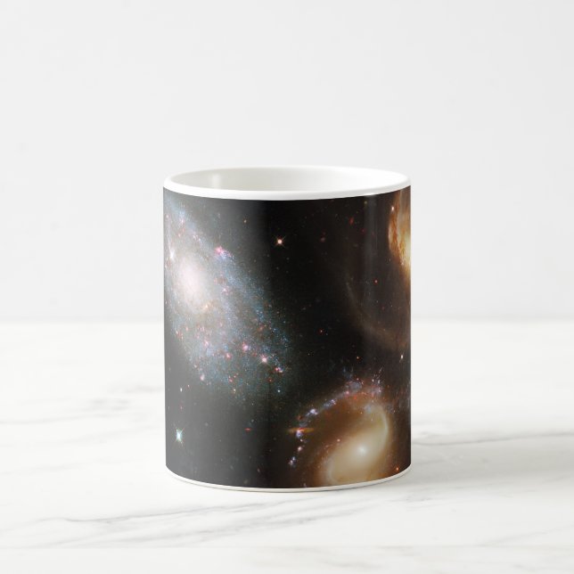 Stephans Quintet Hickson Compact Group 92 Kaffeetasse (Mittel)