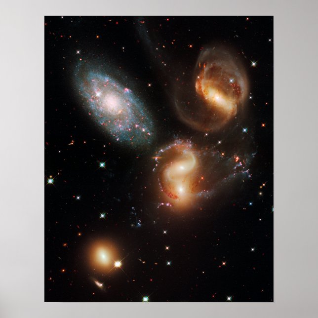Stephans Quintet Print Poster (Vorne)