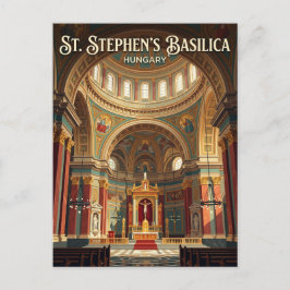 Stephansbasilika Ungarn Postkarte