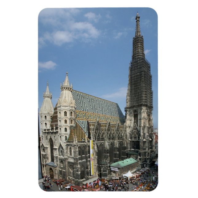 Stephansdom, Wien Österreich Magnet (Vertikal)