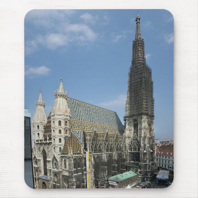 Stephansdom, Wien Österreich Mousepad (Vorne)