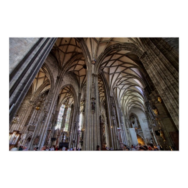 Stephansdom, Wien Österreich Poster (Vorderseite)