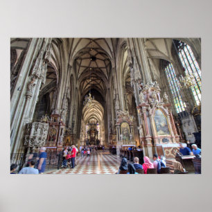 Stephansdom, Wien Österreich Poster