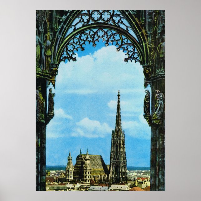 Stephansdom Wien Poster (Vorne)