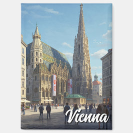 Stephansplatz Vienna Austria Travel Magnet