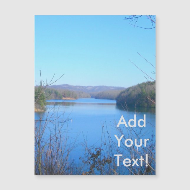 Stephanssee Frühjahr Magnetkarte (Vorderseite)