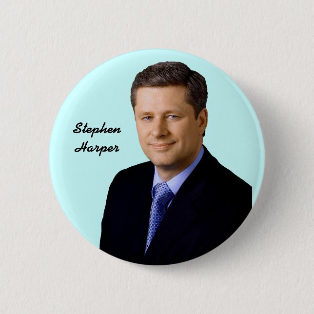 Stephen Harper Button (Vorderseite)