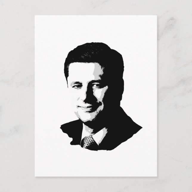 Stephen Harper Postkarte (Vorderseite)