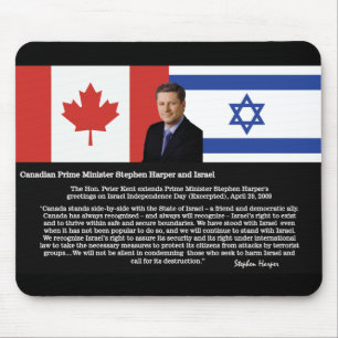 Stephen Harper spricht über Israel Mousepad