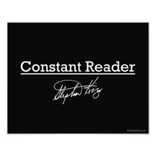 Stephen King, konstanter Leser Fotodruck