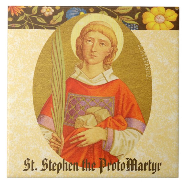 Stephen the ProtoMartyr (PM 08) Fliese (Vorderseite)