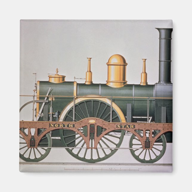 Stephenson's 'North Star' Steam Motor, 1837 Magnet (Vorne)