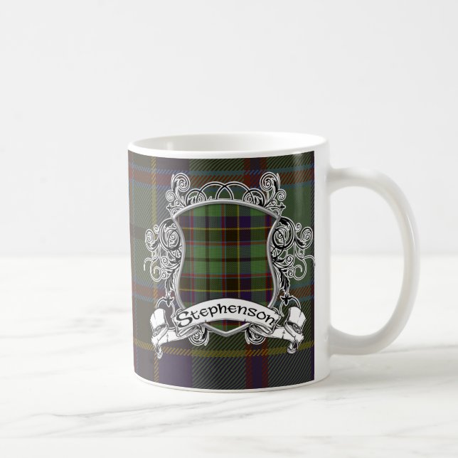 Stephensontartan-Schild Kaffeetasse (Rechts)