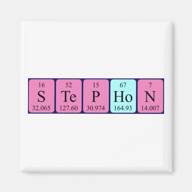 Stephon Periodenmagnet Magnet (Vorne)