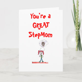StepMom Birthday Card Karte