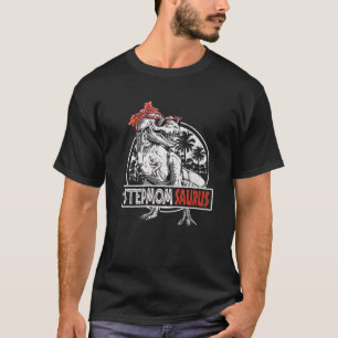 Stepmomsaurus T Rex Dinosaurier Bandana Saurus Fam T-Shirt