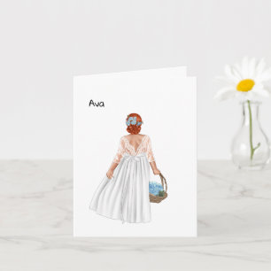 Stepmutter bis Stieftochter Hochzeitstag (Redhair) Karte