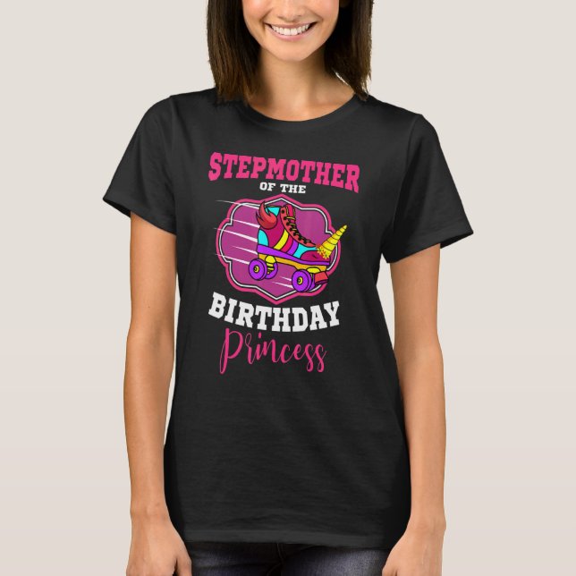 Stepmutter der Skate der Prinzessin Roller T-Shirt (Vorderseite)