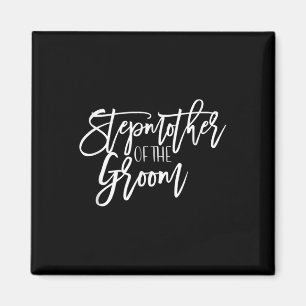Stepmutter von Groom Wedding Party Group Bridal Br Magnet