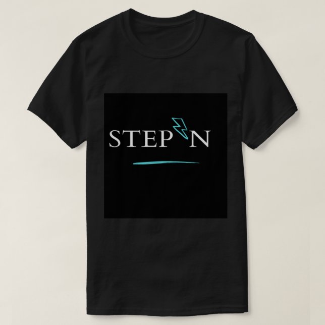 Stepn nft blue Steptoken T-Shirt (Design vorne)