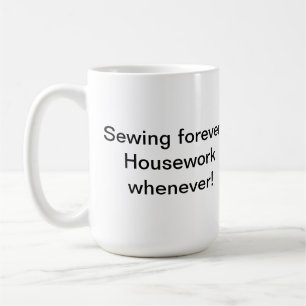 Steppdecken-Block-Zitat-Tasse Kaffeetasse