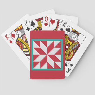 Steppdecken-Spielkarten - der Stern des Jägers Spielkarten