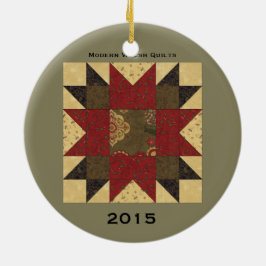 Steppdecken-WeihnachtsBlumen-Verzierung Keramik Ornament