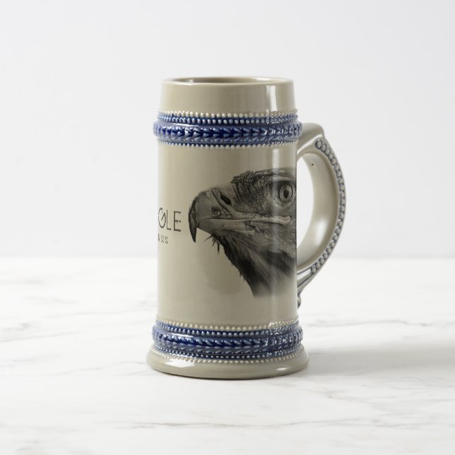 Steppe Eagle ビールジョッキ Bierglas (VorderseiteRechts)