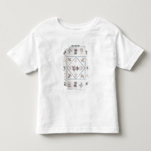 Steppen Sie "im Broderie Perse", c.1800 Kleinkind T-shirt