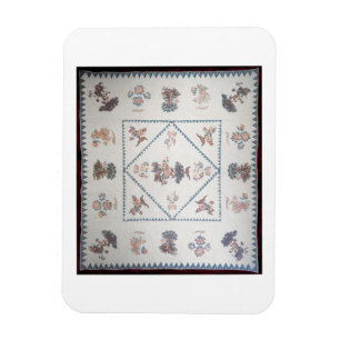 Steppen Sie "im Broderie Perse", c.1800 Magnet