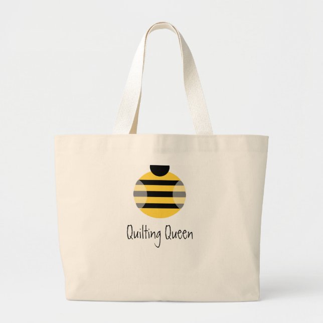 Steppende Königin Jumbo Stoffbeutel (Vorne)