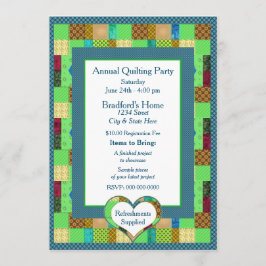 STEPPENDE PARTY EINLADUNG - QUILTER MELODIE