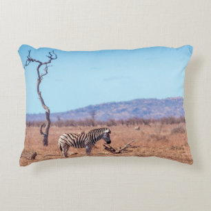 Steppenzebra im Kruger-Nationalpark, Südafrika Dekokissen