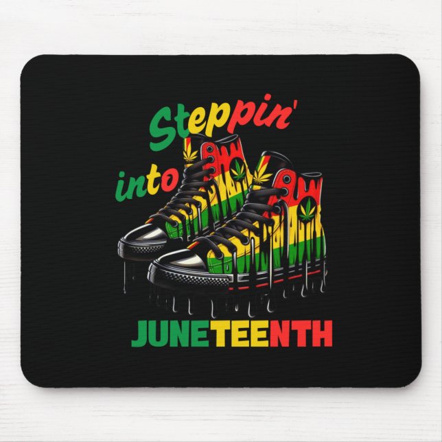 Steppin' Into Juneteenth Mousepad (Vorne)