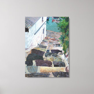 'Stepping Down', aus einem Gemälde von Gordon Asht Leinwanddruck