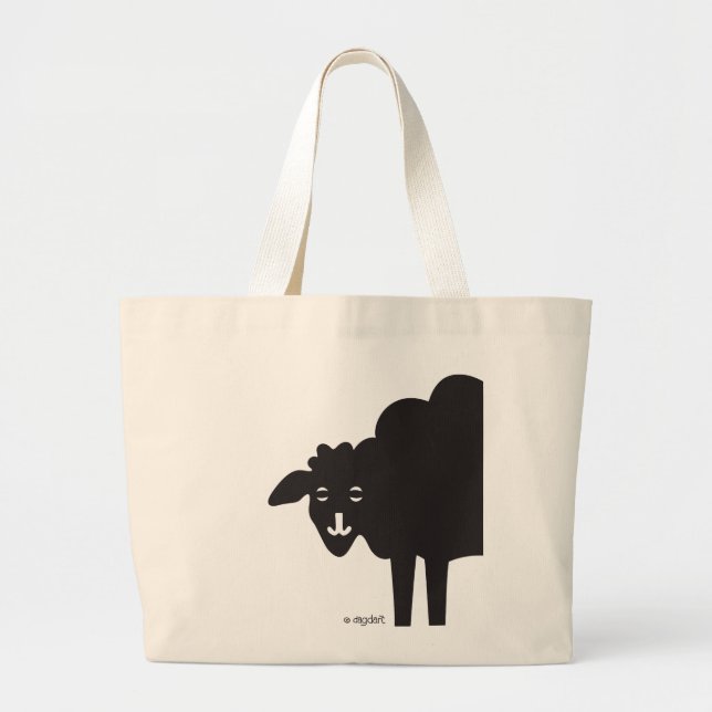 Stepping in Large Tote Bag (Devant)