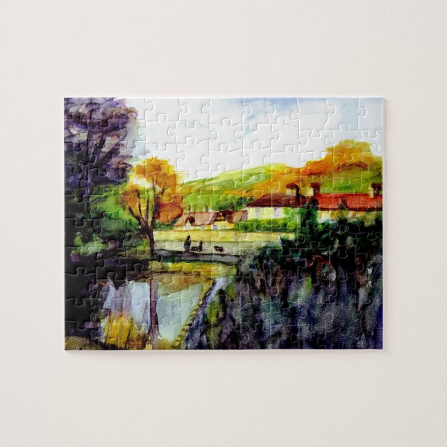Stepping Stones im Rothbury-Jigsaw-Puzzle (Horizontal)