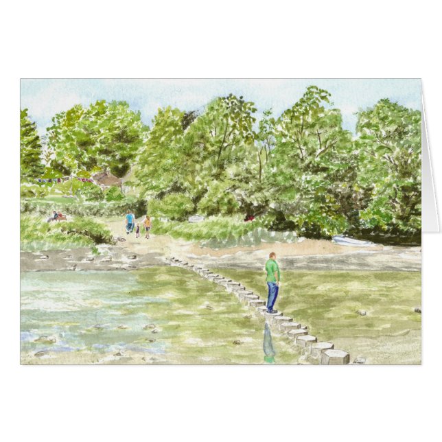 'Stepping Stones'-Karte (Vorderseite (Horizontal))