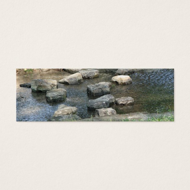 Stepping Stones Lesezeichen (Vorderseite)