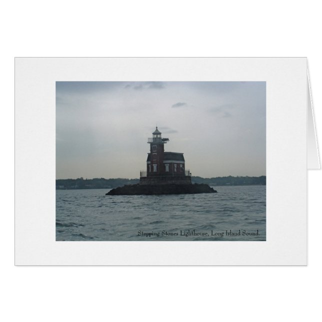 Stepping Stones Lighthouse, Long Isla.. (Vorderseite (Horizontal))