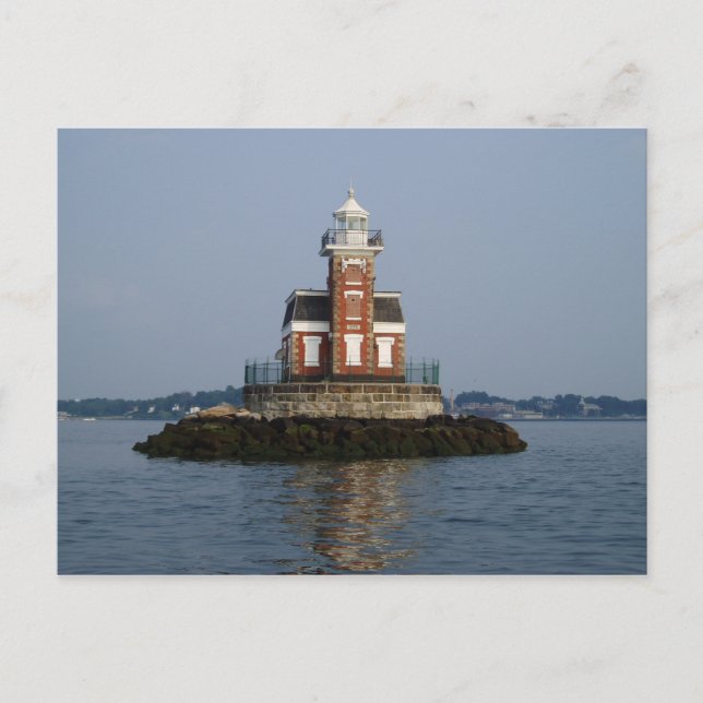 Stepping Stones Lighthouse - Long Island NY Postkarte (Vorderseite)