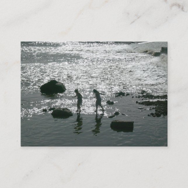 Stepping Stones, Mini-Foto Visitenkarte (Vorderseite)