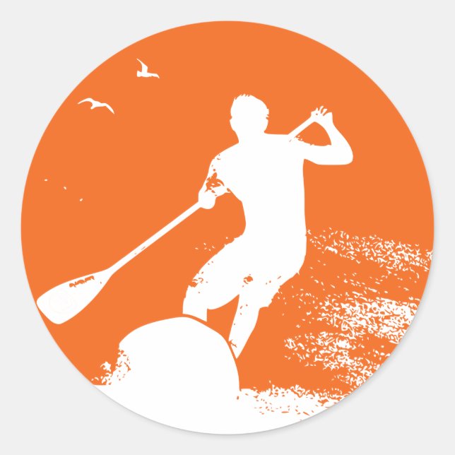 Steppschuh Runder Aufkleber (Vorderseite)