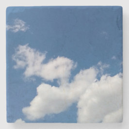 Steps in the clouds - Photograph  Steinuntersetzer